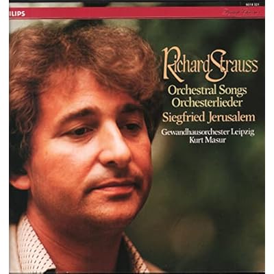 Richard Strauss Orchestral Songs Of Orchesterlieder