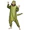 AMAMHAHAVA Unisex Adult Dinosaur Onesie T Rex Costume Halloween Animal Cosplay Jumpsuit Novelty Nightwear Loungewear