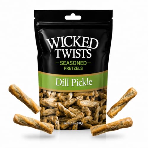 Wicked Twists Dill Pickle Pretzels