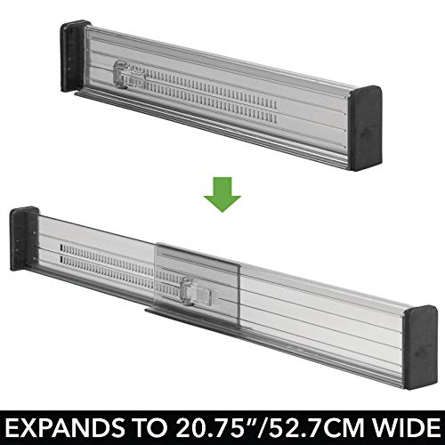 mDesign - Ladeverdeler in 2-delige set - lade-organizer - uitschuifbaar/nuttig/hoogwaardige kwaliteit - uiteinden met… - Image 6