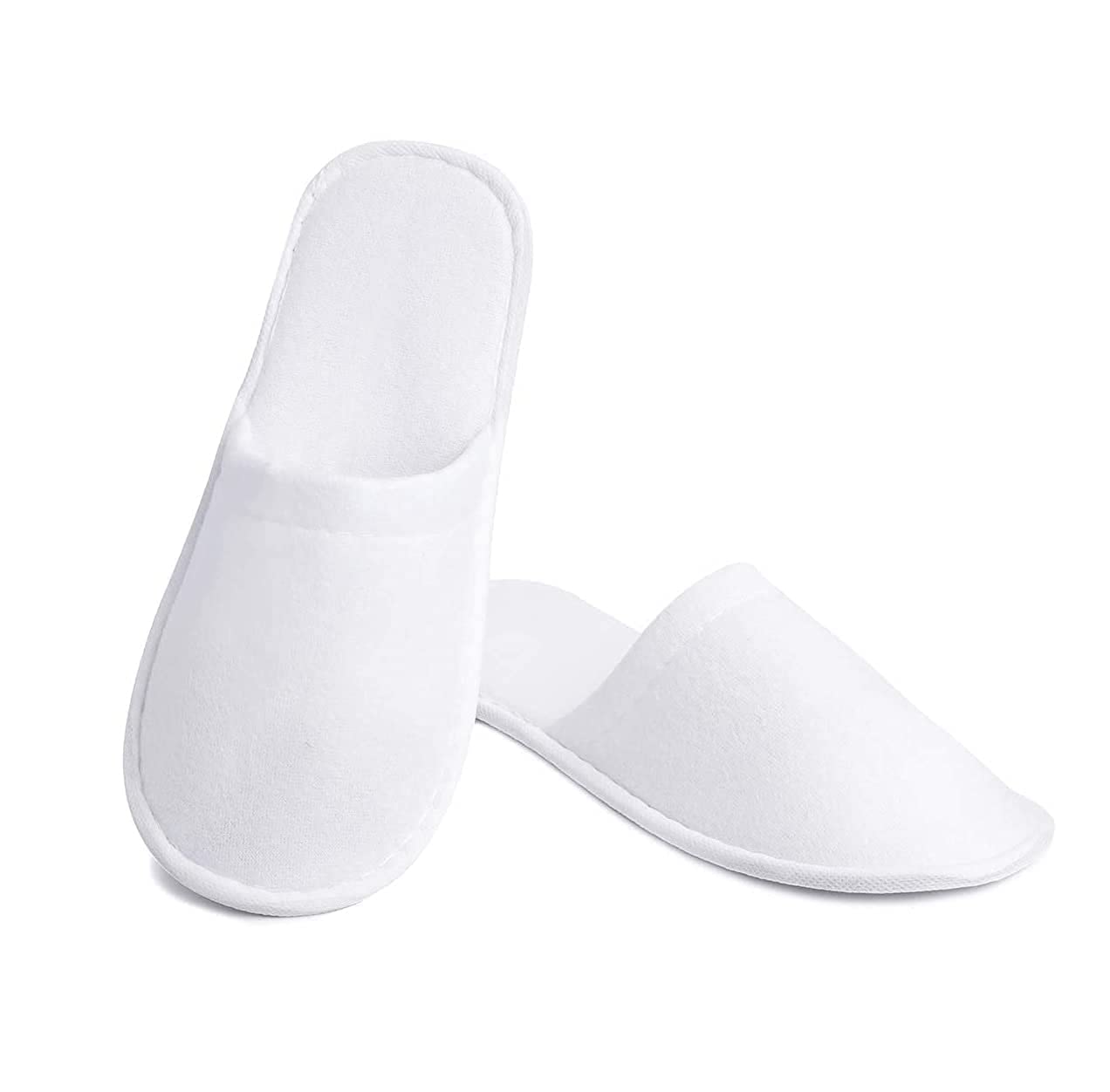 DiktmarkPack Of 4 Pair Free Size Close Toe Cloth Disposable Slippers for Home/hotel/spa, Party Guest, Salons, Hotels, Hospitals and Home and Travel Airline For Women and Men