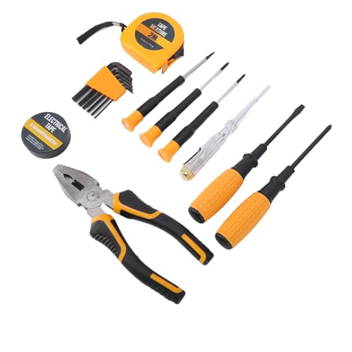 Kit de herramientas básicas para reparaciones con caja de almacenamiento miniatura 7