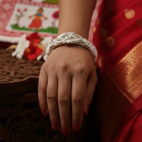 Image of Parasmoni silver bangels for womens