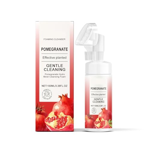 Image of Pomegranate Foam Facial Cleanser - Gentle Deep Cleansing, Refreshing & Moisturizing Face Wash For All Skin Types(1PCS)