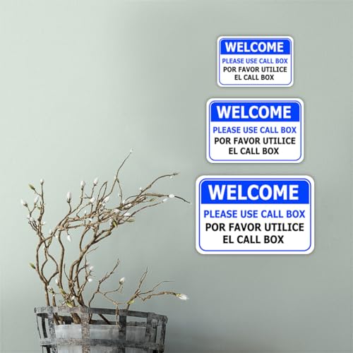 Panneau mural Call Box signalisation entreprise taille L - 4