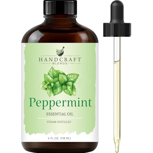 Handcraft Blends Peppermint Essential Oil - Huge 4 Fl Oz