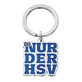 Größe: 1 x 3 x 10 cm Hamburger SV HSV Schlüsselanhänger „Nur der HSV