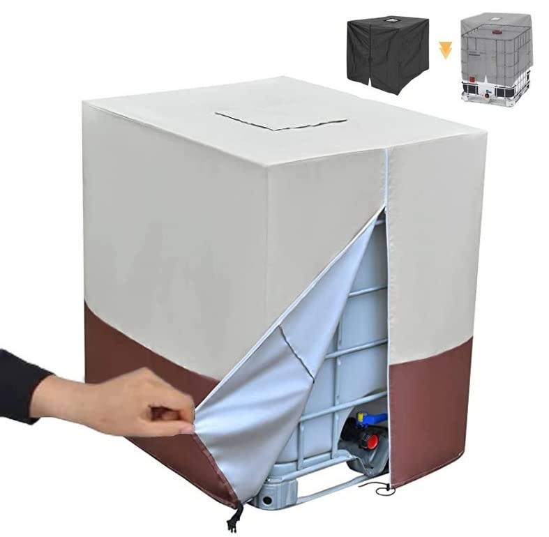 Cappa Serbatoio 1000 Litri Copertura Protettiva UV Per Serbatoio IBC 1000 Litri, Impermeabile, Per Acqua Piovana Radio BC 1000