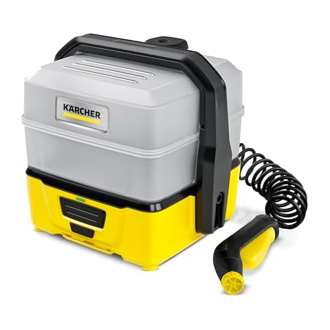 Kärcher OC 3 Plus Mobile Outdoor Cleaner, 1.8 gal. Water Tank, Spray Gun and Hose, Battery Operated, for on-The-go Cleaning, 72 PSI Cover