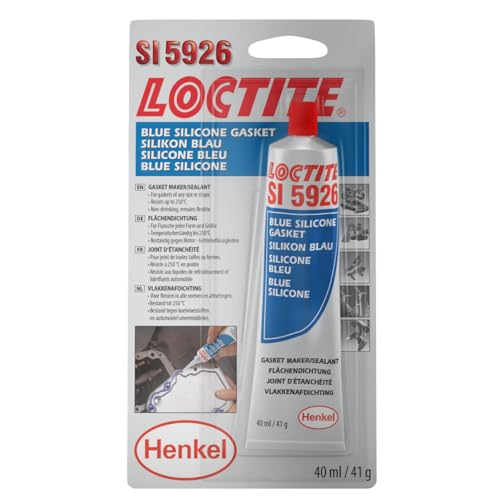 Loctite SI 5926 - Silicone bleu pour joint d'étanchéité moteur, pate à joint moteur, pate à joint carter - tube 40 ml