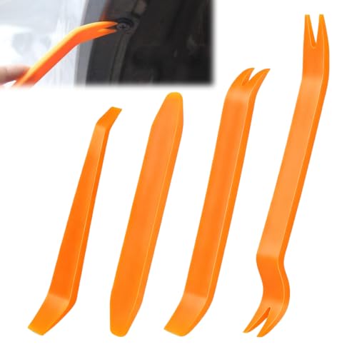 GNALIA - GNALIA Outils Et Dépannage 4 Unités 16Cm Kit Démontage Garniture Voiture Jaune Pour Radio Audio Intérieur Tableau De Bord