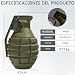 Gunyoo CS Granada Juguetes Táctica Granadas de Mano de plástico Airsoft Rival Batalla Juego de Recarga de Juguetes para el Juego al Aire Libre CS Cosplay Props Regalo 14+ Imagen de Gunyoo CS Granada Juguetes Táctica Granadas de Mano de plástico Airsoft Rival Batalla Juego de Recarga de Juguetes para el Juego al Aire Libre CS Cosplay Props Regalo 14+