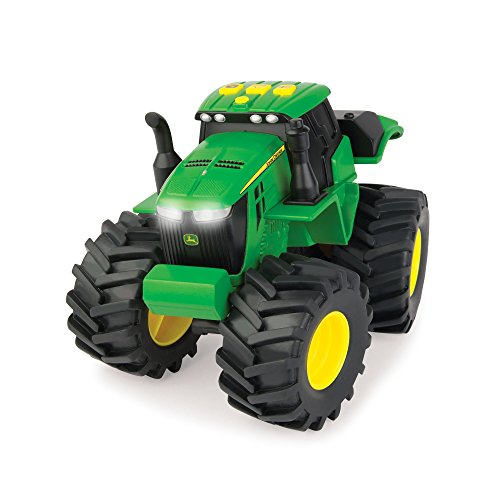 Traktor, John Deere Monster Treads mit Licht & Sound in Grün, Spielzeug Traktor mit Licht und Sound Effekten, Zum Spielen und Sammeln, Geschenke für Kinder, Spielzeug für Kinder ab 3 Jahren