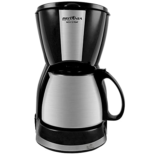 Cafeteira Inox CP15 Temp 15 Cafés 550W Britânia 127V