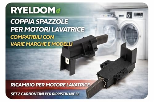 Para szczotki do silników pralki kompatybilne z różnymi markami i modelami