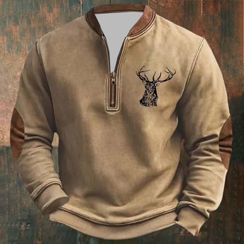 Pull d'hiver imprimé manches longues col rond polaire douce chaude