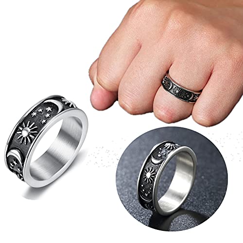 Xhbts 12 Pcs Frog Ring Set For Women Men, Vintage Snake/Evil Eye/Mushroom/Cry/Smiley Face/Hug/Moon Star Sun Statement Rings Cute Animal Open Rings Pack #TOP2