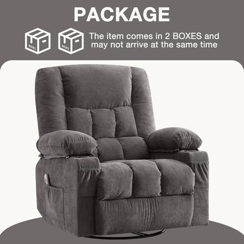 Sillón reclinable eléctrico con masaje y calefacción miniatura 5
