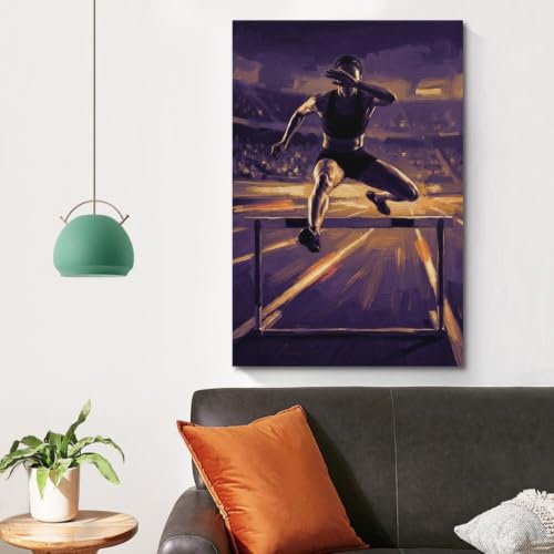 Poster athlétisme OKAHYS impression sur toile moderne de salon - 4