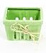 Farm to Table Large Ceramic Berry Fruit Basket Color: Green
