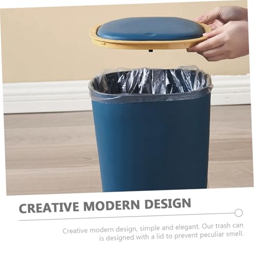 Tapa útil para bote de basura compacto para cocina y baño miniatura 3