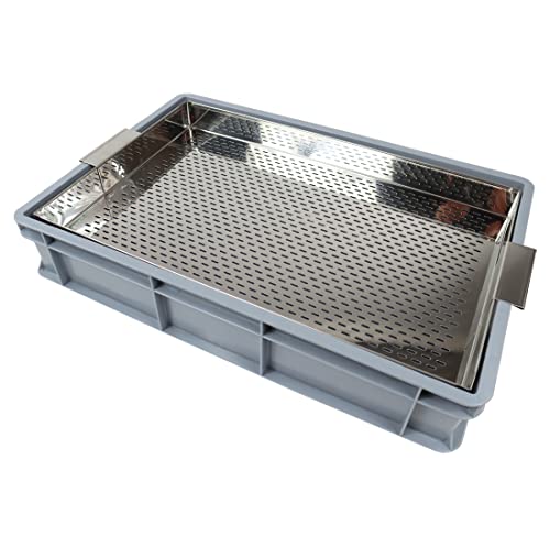 Entdeckelungsgeschirr PREMIUM 100 mm für Rähmchen Entdeckelungswanne Imker – Bild 5