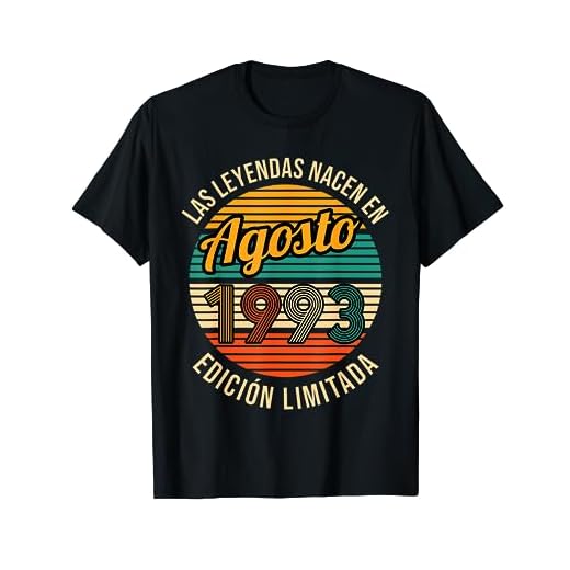 Las Leyendas nacen en Agosto 1993 30 cumpleaños Camiseta