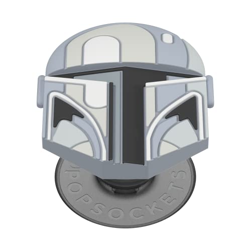 PopSockets Japan - �|�b�v�\�P�b�c �W���p�� PopGrip Star Wars Mandalorian Helmet 3D �X�^�[ �E�H�[�Y 3D �}���_�����A���w�����b�g �|�b�v�O���b�v �X�}�z�O���b�v&�X�^���h