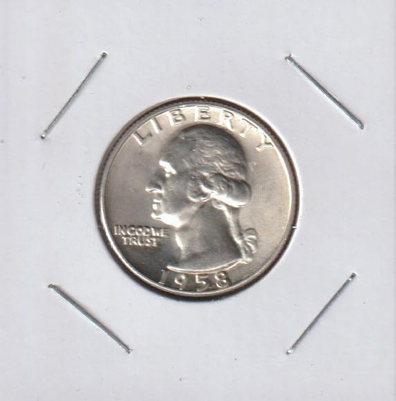 1958 D Washington (90% Silver) Quarter