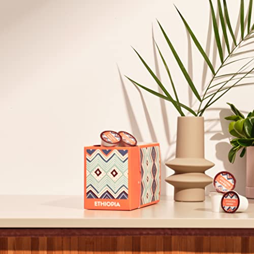 Atlas Coffee Club - Light Roast K Cup Pods - Ethiopia, 100% Recyclable, Premium Single Origin Coffee For K Cup 1.0 & 2.0 Brewers, 24Ct Box #TOP6