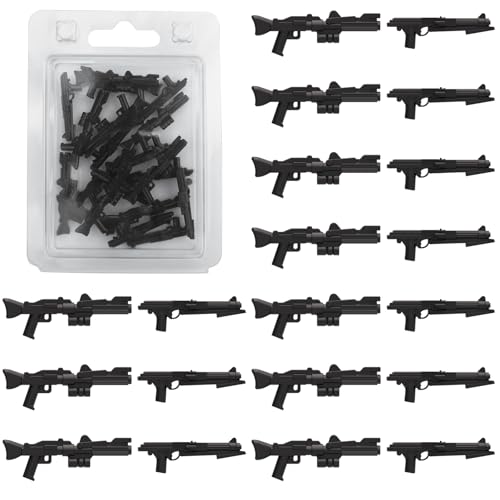 Pirolaxent Space Wars Clone Trooper Figures DC-15 Blasters Weapons Pack Accessories Kit for figs, Building Blocks Toy Set Compatible with Major Brand