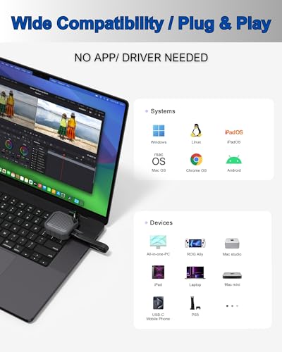 Gabinete SSD 2230, gabinete SSD M.2 NVMe, USB-C 3.1 de 10 Gbps, suporta chave M.2 M e chave B+M, com