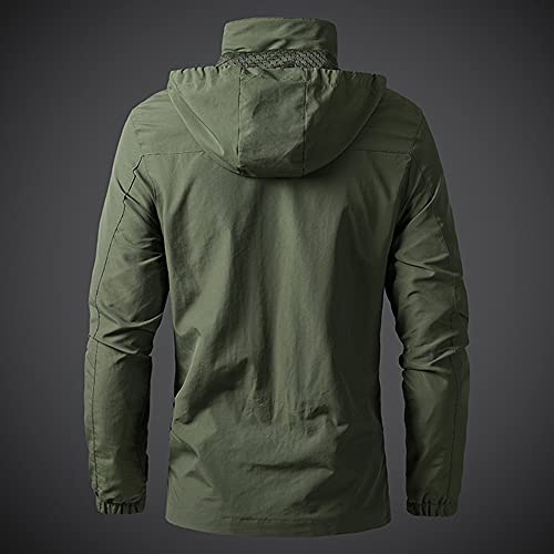 Chaqueta deportiva impermeable para hombre con capucha miniatura 2