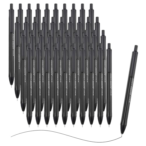 Stylo bille encre noire rétractable M&G 0.7mm fournitures de bureau