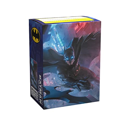Dragon Shield Sleeves – Dragon Shield Limited Edition Brushed Art: Batman 100 CT - MTG Card Sleeves are Smooth & Tough - Compatible with Pokemon & Magic The Gathering Cards