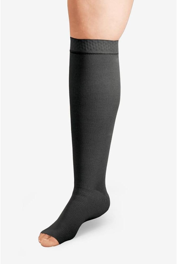 Exo Strong Compression Stocking Below Knee XXL Short Beige 20-30 Open Toe