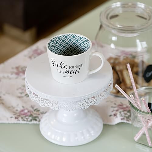 Jahreslosung 2026 - Tasse: Siehe, ich mache alles neu! Offenbarung 21,5, White