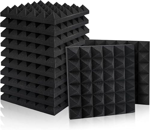 SOUNDFLEX Pyramid Acoustic Foam 2-Inch Pack of 6