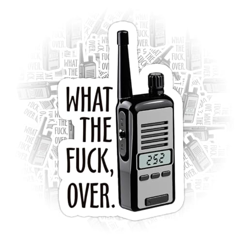 3Pcs What the Fuck, Over Sticker WTF Uncensored Adults Dirty