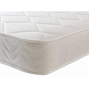 Starlight Beds Cooltouch Classic 7.5″ Deep 7 Layer Construction Coil Spring & Memory Foam Matelas à mémoire de Forme, Mousse, Blanc, 2ft6 Small Single Mattress