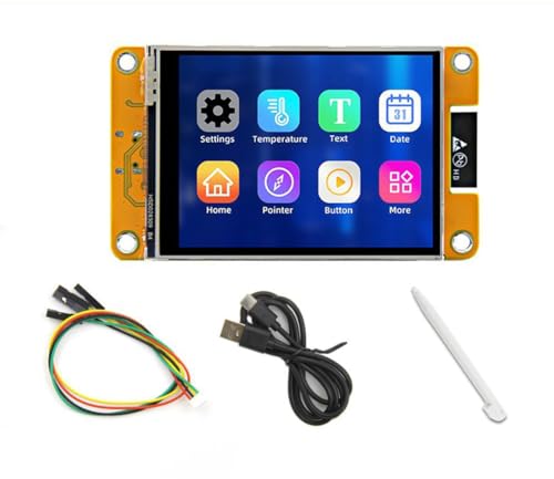 2.8 inch ESP32 Display ESP32 Module ESP32-2432S028R WiFi+BT Dual-core TFT Module ILI9341 Driver for Arduino IoT ESP32 Development Board 240X320 Smart LCD Display Screen