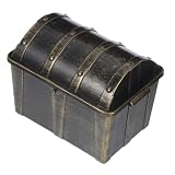 ibasenice Caja Cofre Pirata Miniatura Vintage para Juguetes Cofre de Almacenamiento Infantil Portátil para Fiestas de y Halloween