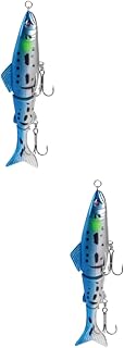 CLISPEED Fishing Lure 2pcs fishing soft plastic lures jointed swimbaits trout fishing bass lures lure bait knotty fixture Fishing Lures