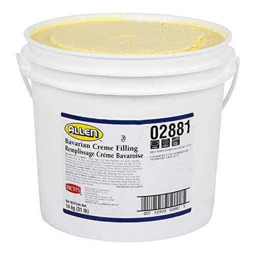 Rich\'s JW Allen Filling, Bavarian Creme Filling, Bulk Baking Supplies, 496 Oz