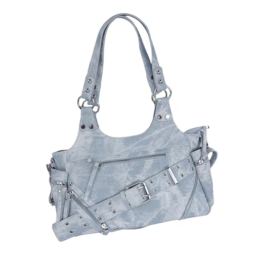 Sac à main élégant et cabas grand format en cuir synthétique - 6