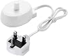 Electric Toothbrush Replacement Charger Compatible With O-ra-b, Portable Waterproof Base Inductive Model 3757 Travel Toothbrush Charger for O-ra-b ProGeniusSmart Series, UK 3 Pin Plug