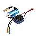 Silnik bezszczotkowy, silnik 4-biegunowy 3674 do skali 1/8 samochodów terenowych RC do samochodu terenowego RC (silnik 2650KV + 120A ESC + grzejnik, niebieski)