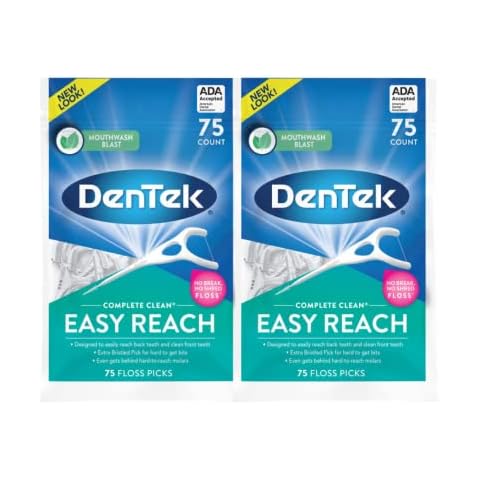 Dentek Floss Picks Complete Clean Fresh Mint 75'S by DenTek Cover