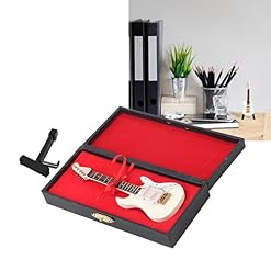 Mini Modèle de Guitare, Guitare Miniature Exquise avec Support et étui Modèle de Guitare électrique Instrument de… - Les Beatles, Paul McCartney, John Lennon, RIngo Starr, George Harrison Mini Modèle de Guitare, Guitare Miniature Exquise avec Support et étui Modèle de Guitare électrique Instrument de… – Image 2