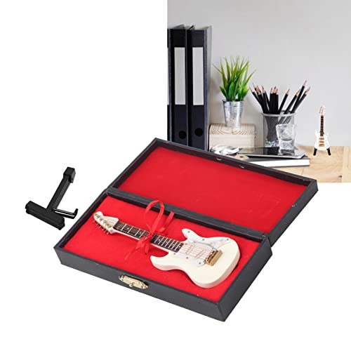 Mini Modèle de Guitare, Guitare Miniature Exquise avec Support et étui Modèle de Guitare électrique Instrument de… - Les Beatles, Paul McCartney, John Lennon, RIngo Starr, George Harrison Mini Modèle de Guitare, Guitare Miniature Exquise avec Support et étui Modèle de Guitare électrique Instrument de… – Image 3